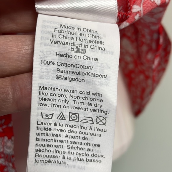 J. Crew Perfect Shirt Liberty London Summer Blooms Collection Floral Blouse 4 - Picture 4 of 7